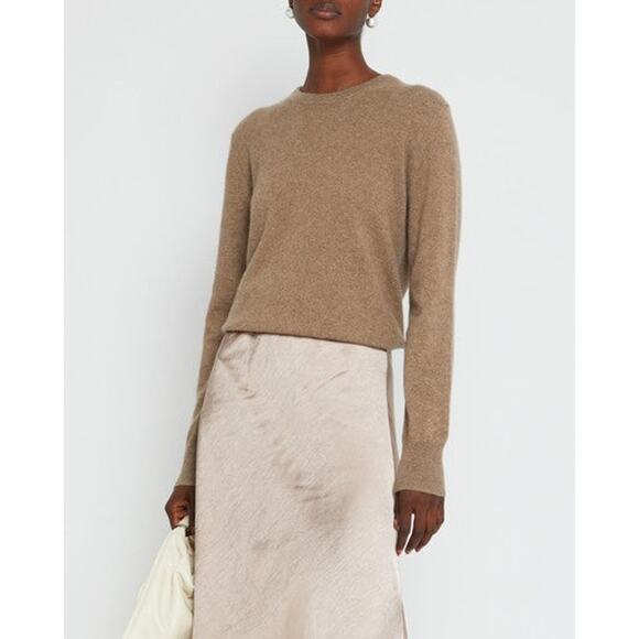 FEW MODA Scarlet Natural Cashmere Sweater - S Mocha - Picture 1 of 3
